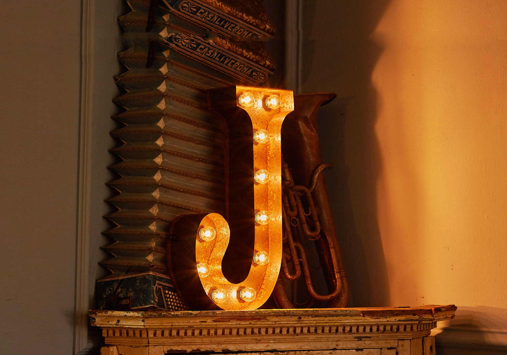 Letter Light J
